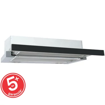 EVIDO SLIMLUX 60GB teleszkópos kihúzható páraelszívó, 60 cm, fekete