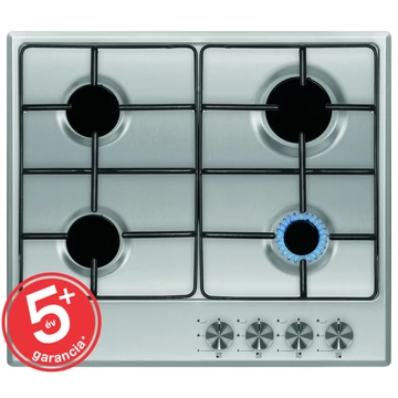 EVIDO VALEO 60FX gáz főzőlap  inox  WOK  matt zománc edénytartók (TGEVA60F)