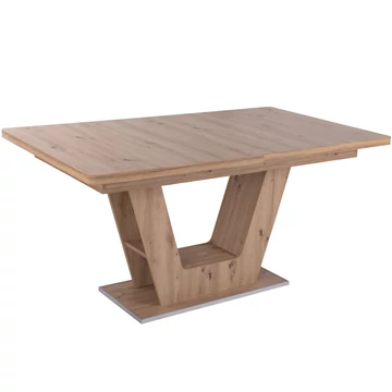 PRÁGA asztal 160(+40)cm - Artisan Tölgy