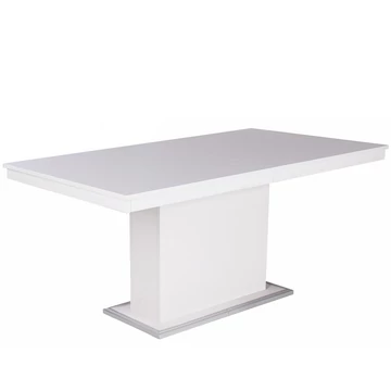 FLÓRA asztal 160(+40)cm - Rusztik Fehér