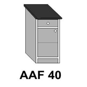 ZILLE AAF40-es ajtós fiókos munkalapos elem balos