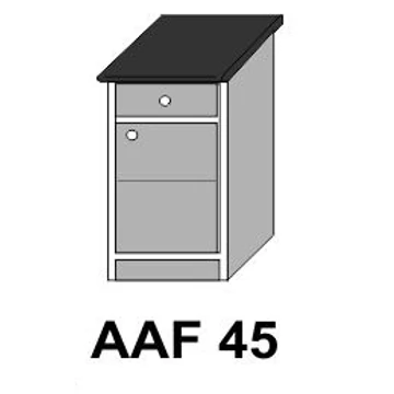 ZILLE AAF45 1 ajtós 1 fiókos munkalapos elem jobbos