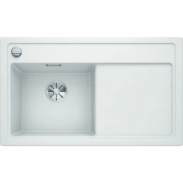 BLANCO Zenar 45 S medence + csepegtetős silgránit mosogató - Fehér (BALOS)