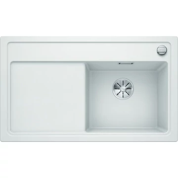 BLANCO Zenar 45 S-F medence + csepegtetős silgránit mosogató - Fehér (JOBBOS)