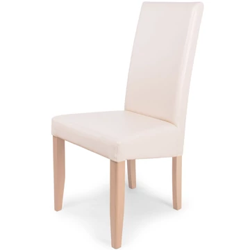 BERTA Étkezőszék SONOMA- BEIGE textilbőr