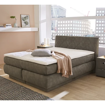 ANNIKA Boxspring franciaágy 160x200 cm - Barna 411-08