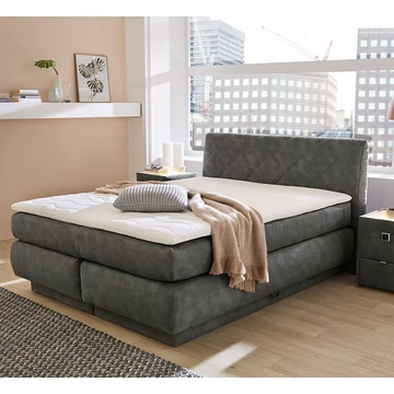 ANNIKA Boxspring franciaágy 160x200 cm - Taupe 411-09