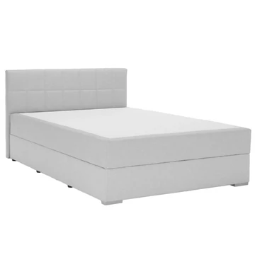 FERATA KOMFORT Boxspring franciaágy 140x200 cm - Világosszürke Colet 04