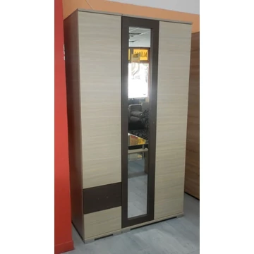 NÁPOLY 120 cm nyílóajtós gardrób - Ferrara Tölgy / Finom Barna