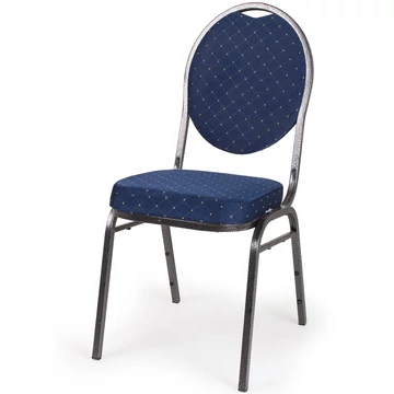 BANKETT rakásolható tárgyalószék - Kék