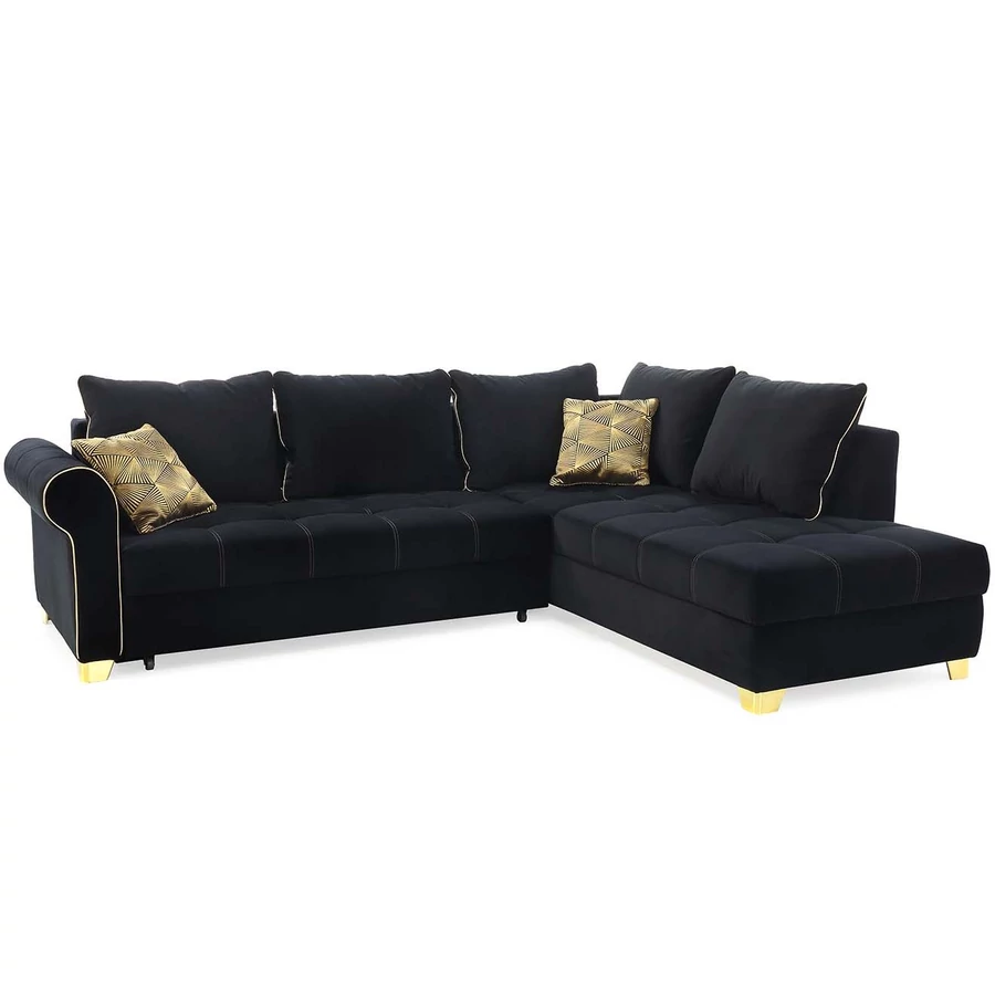 SARAY sarokülő - 372-06 / 372-06 / 733-04 Fekete-Arany