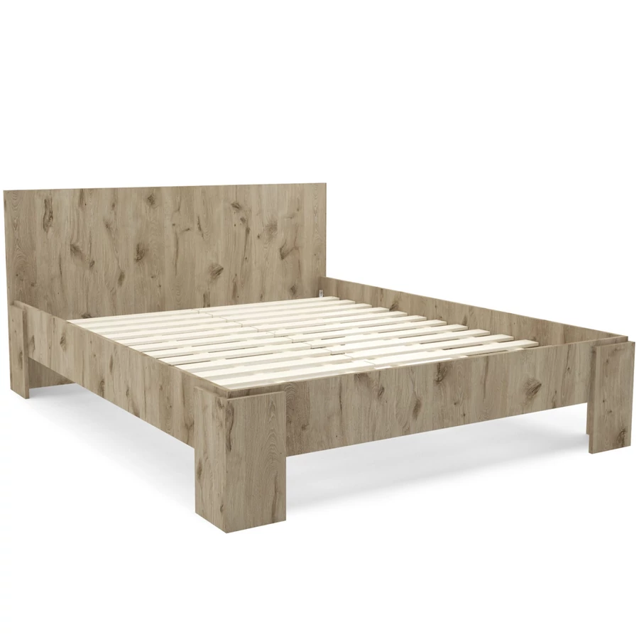 FORTUNA ágykeret ágyráccsal 160x200 cm - Viking Tölgy