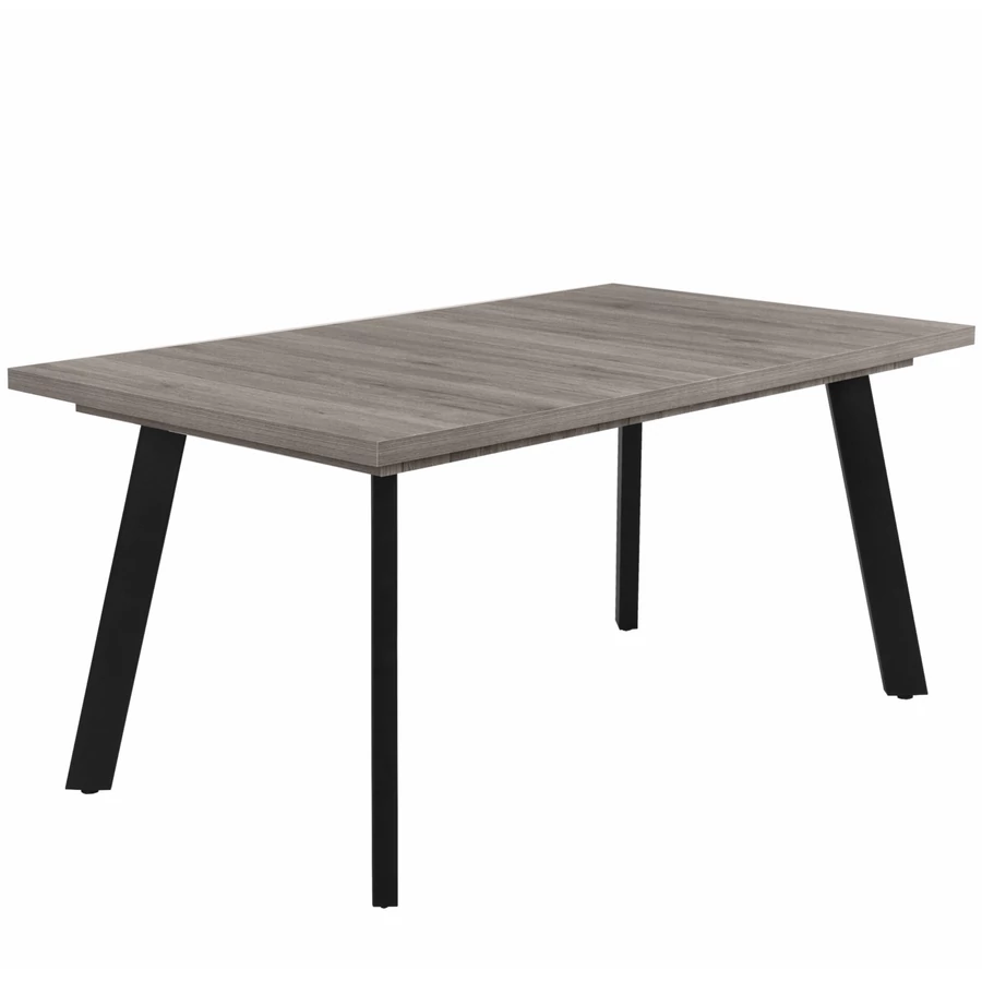 LINETT asztal 160(+40)cm - San Remo / Fekete