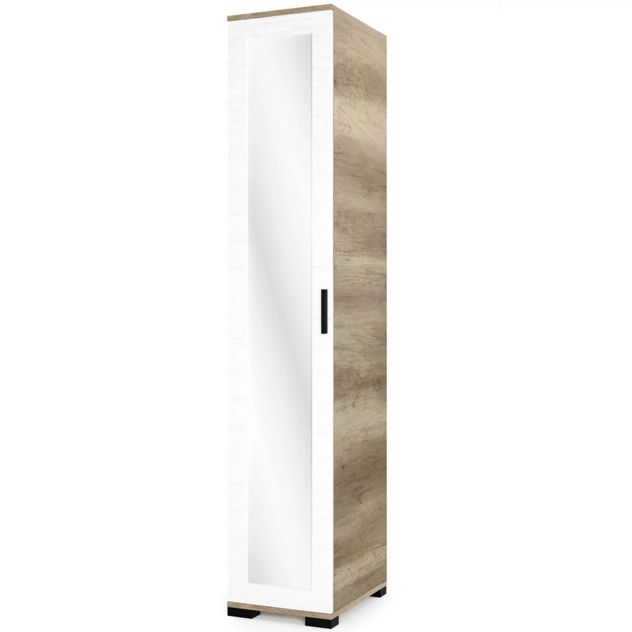 GALAXY G1 ruhás tükrös elem 40 cm - Canyon Tölgy / Rusztik Fehér
