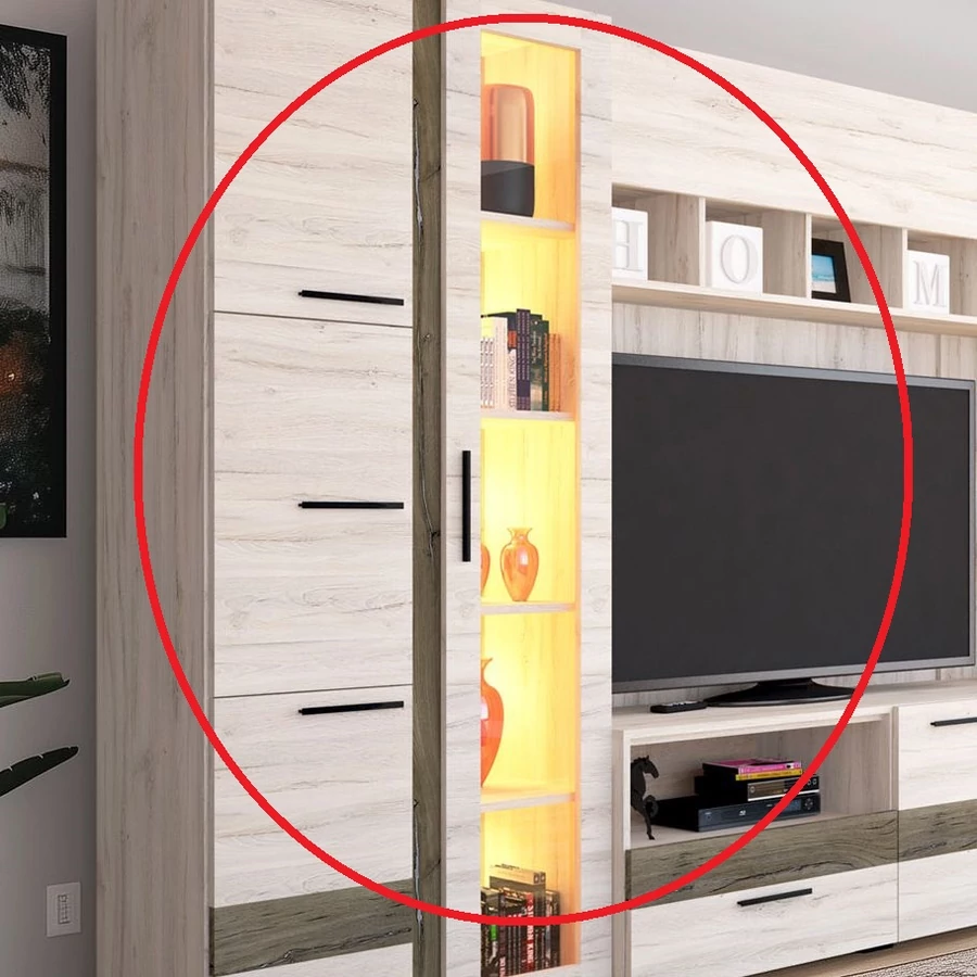 LED világítás TEXAS üveges elembe