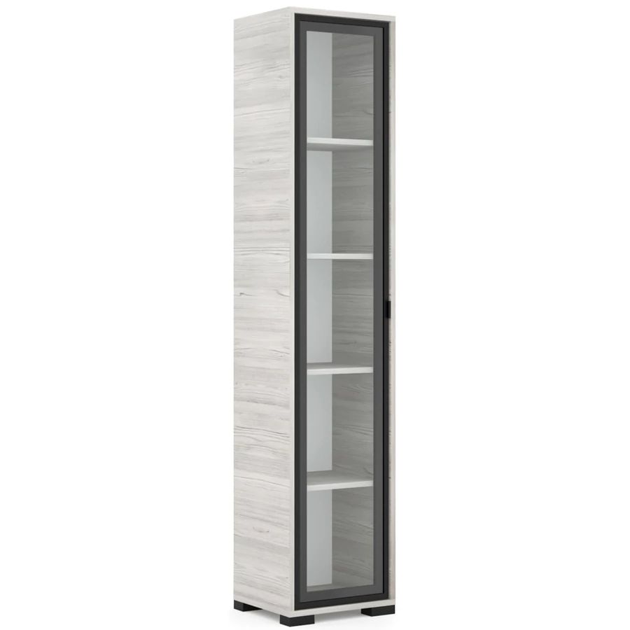 POLLY vitrines polcos elem 42 cm BALOS - Katthult / Fekete