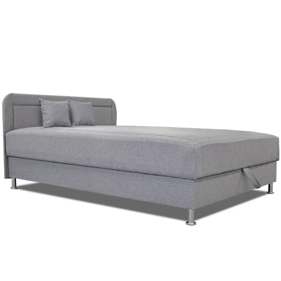 ÁRKÁD franciaágy 160x200 cm - 2-es KÖZÉPSZÜRKE