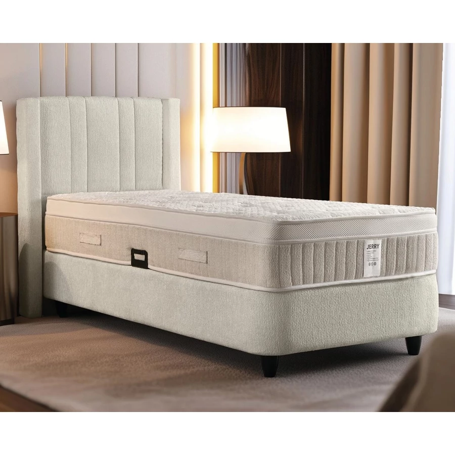 JERRY egyszemélyes ágy matraccal 90x200 cm