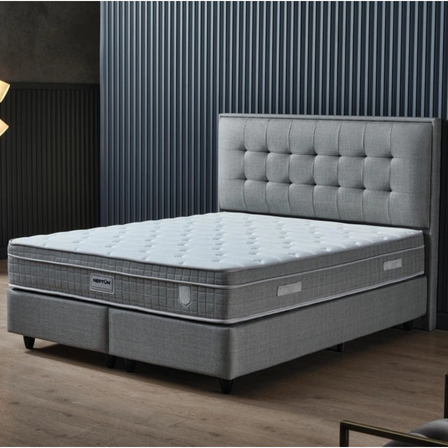 NEPTÜN kontinentális ágy matraccal 160x200 cm
