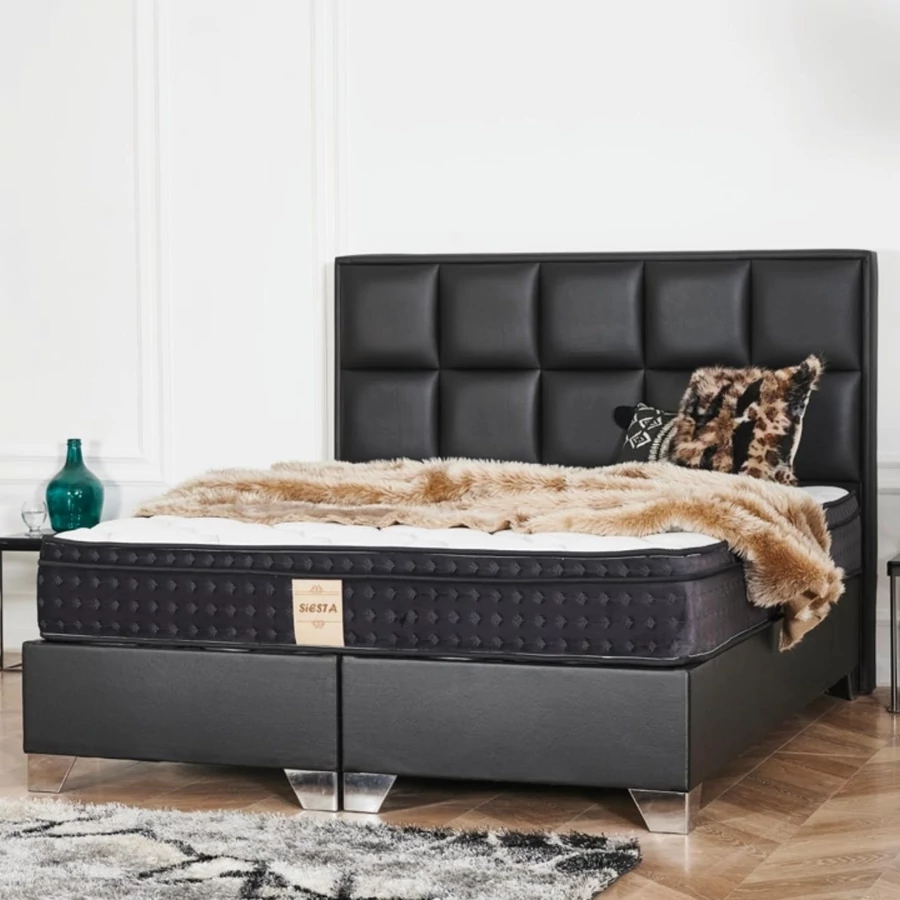 SIESTA kontinentális ágy matraccal 160x200 cm