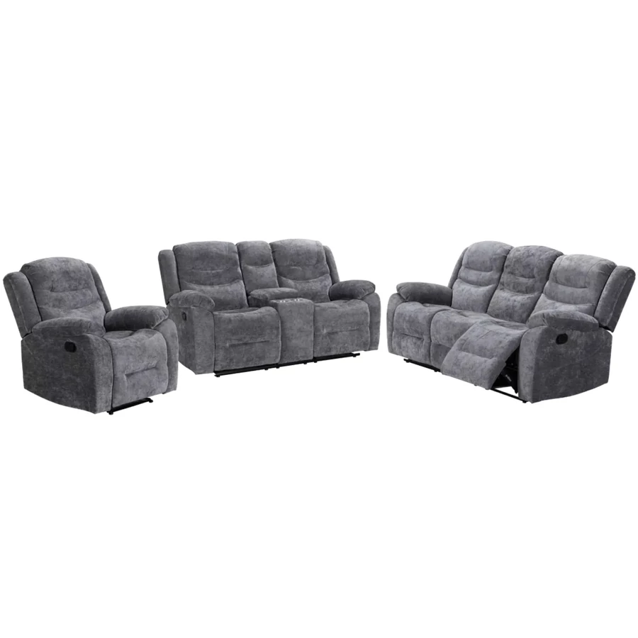 PREMIER 3+2+1 félautomata relax TV ülőgarnitúra - 1-es SZÜRKE