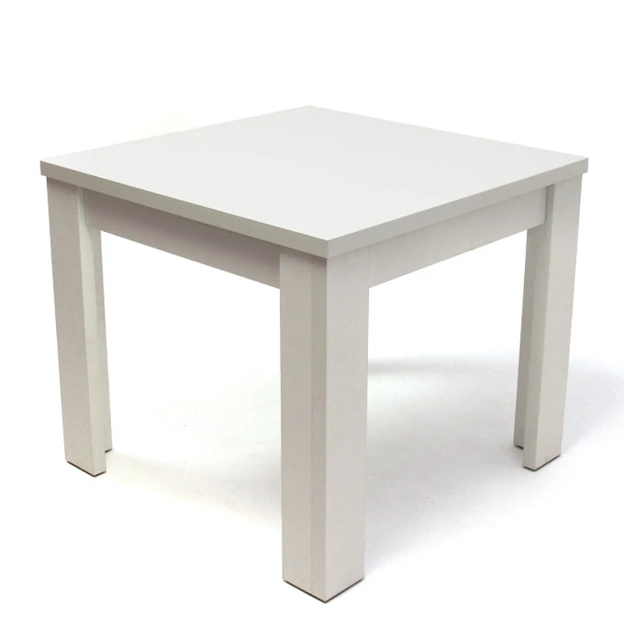 ATOS asztal 90x90 cm fix - Fehér