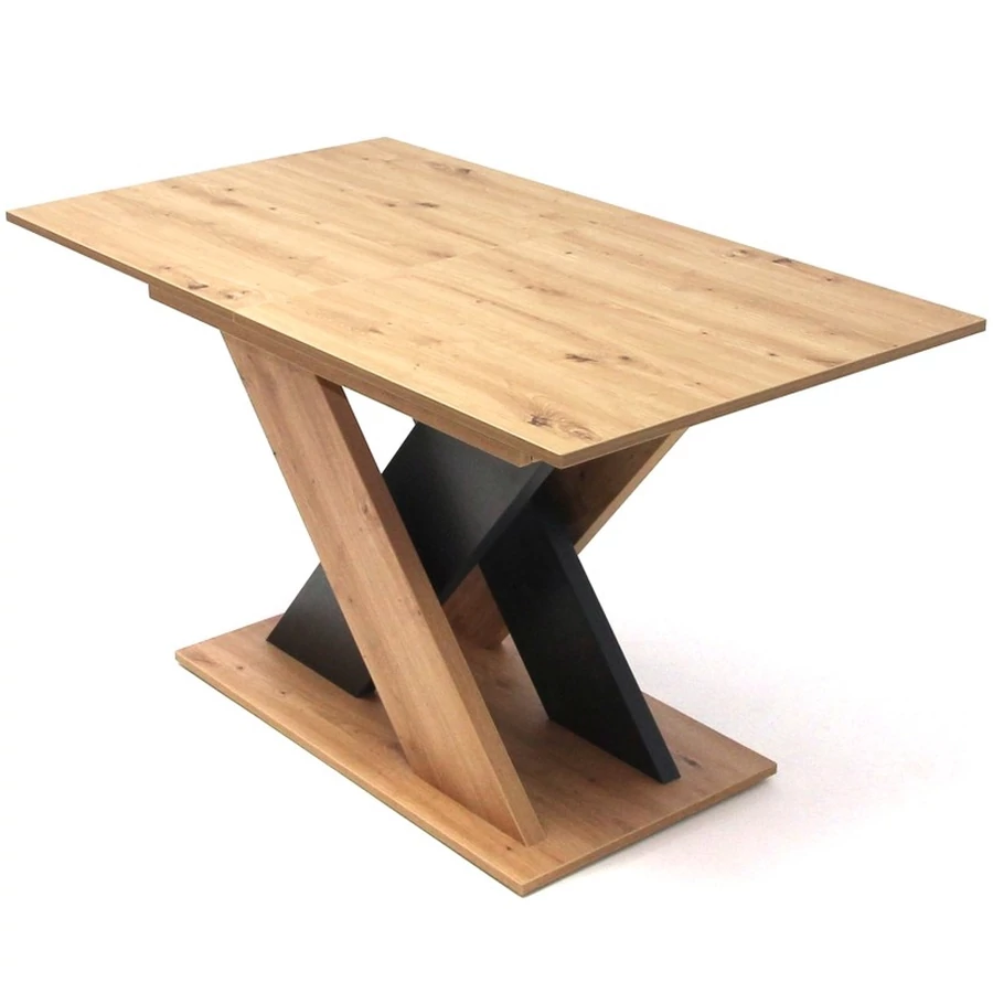 BERLIN kis asztal 135(+40)cm - Artisan / Antracit