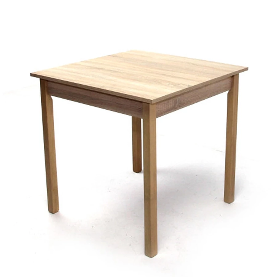 OLIVÉR asztal 80x80 cm fix - Sonoma Tölgy