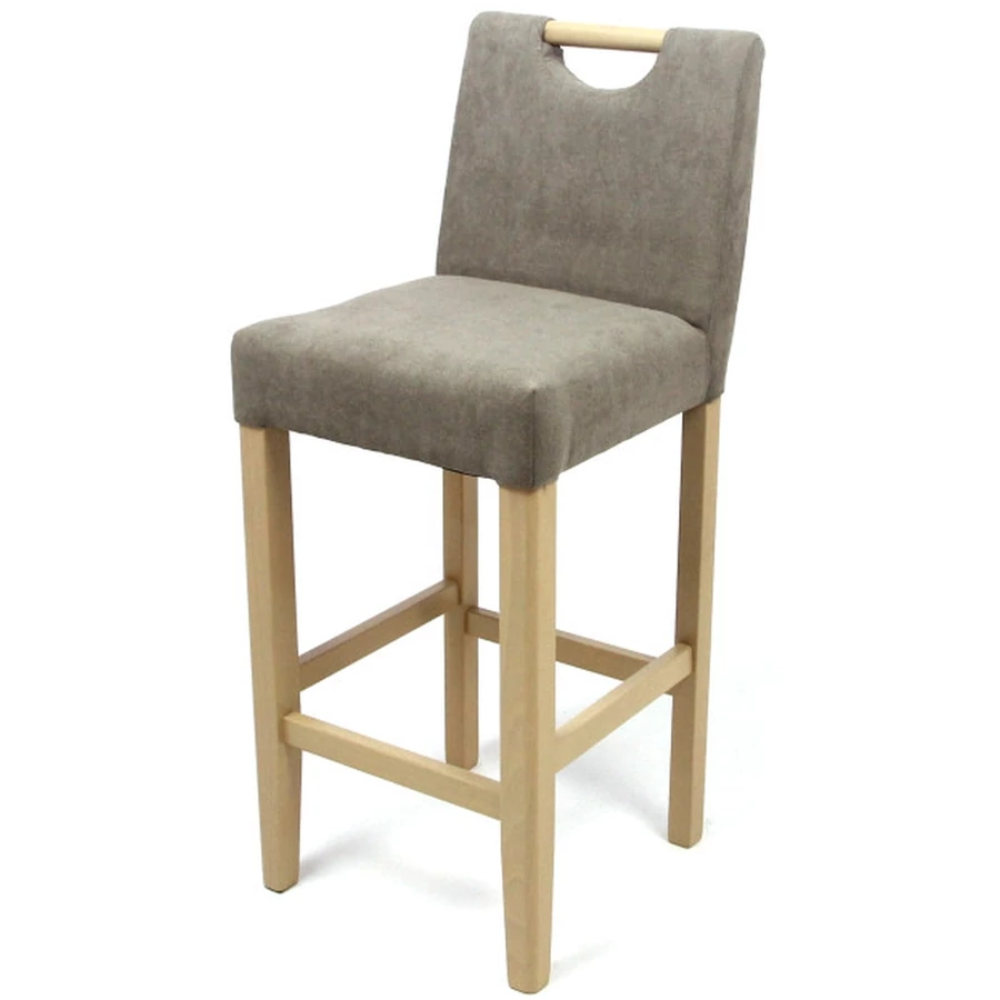 TÁLIA bárszék - Sonoma Tölgy / Szürke szövet