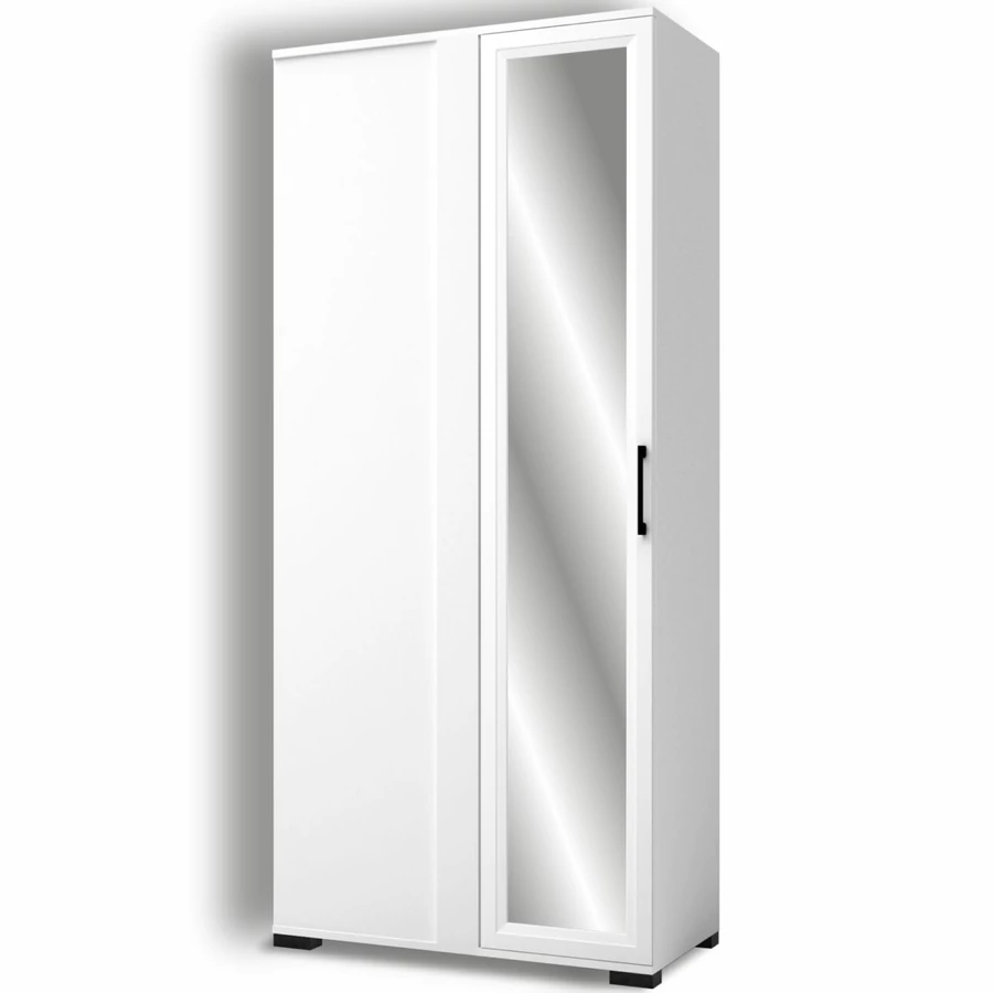 EVEREST E11 sarokelem tükrös 92 cm BALOS - Fehér