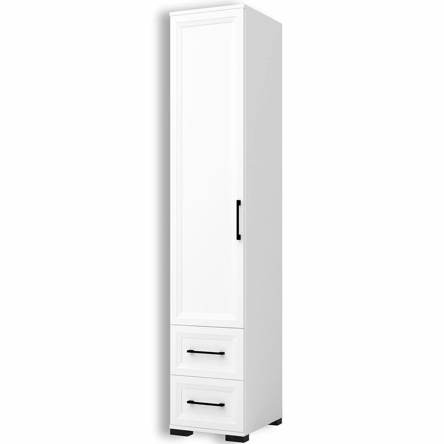 EVEREST E3 fiókos teleajtós elem 40 cm BALOS - Fehér