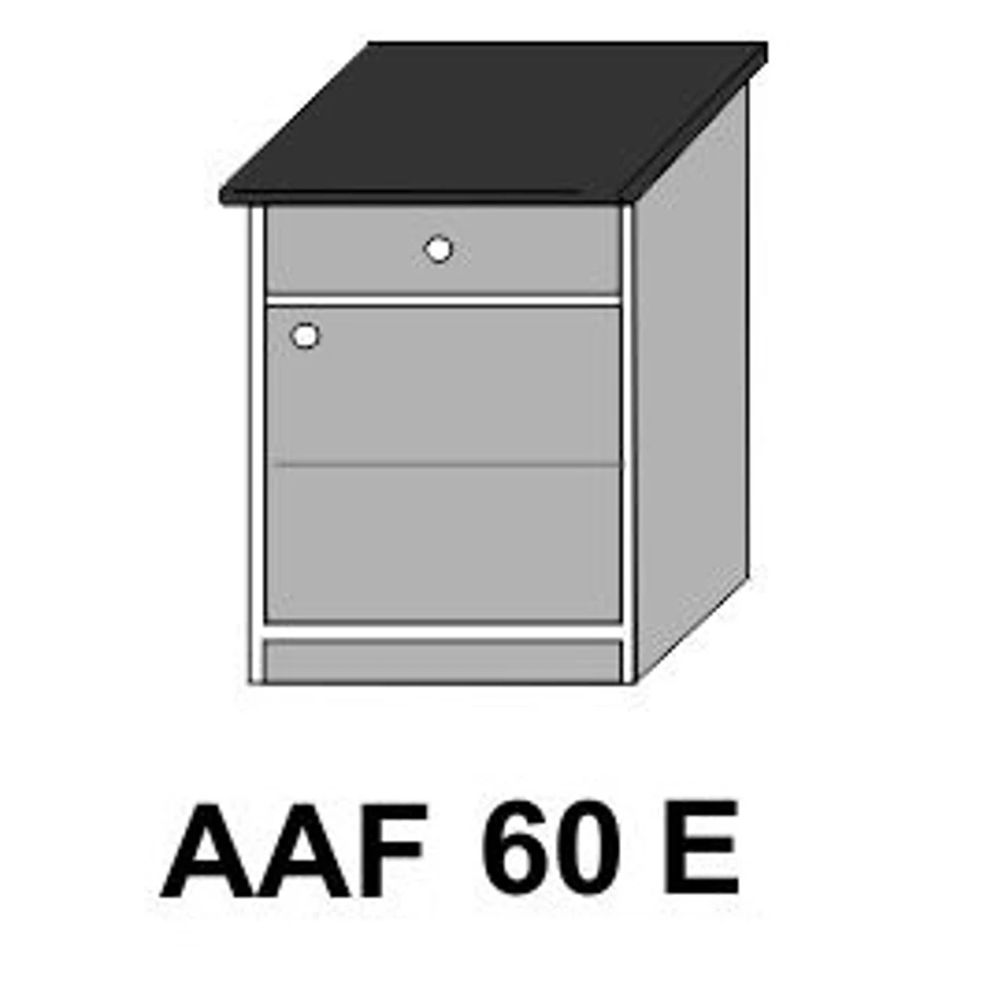 ZILLE AAF60E 1 ajtós 1 fiókos munkalapos elem jobbos