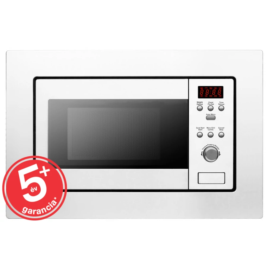 Evido Comfort 45MW beépíthető mikrohullámú sütő GRILL funkcióval fehér (TGEC45)