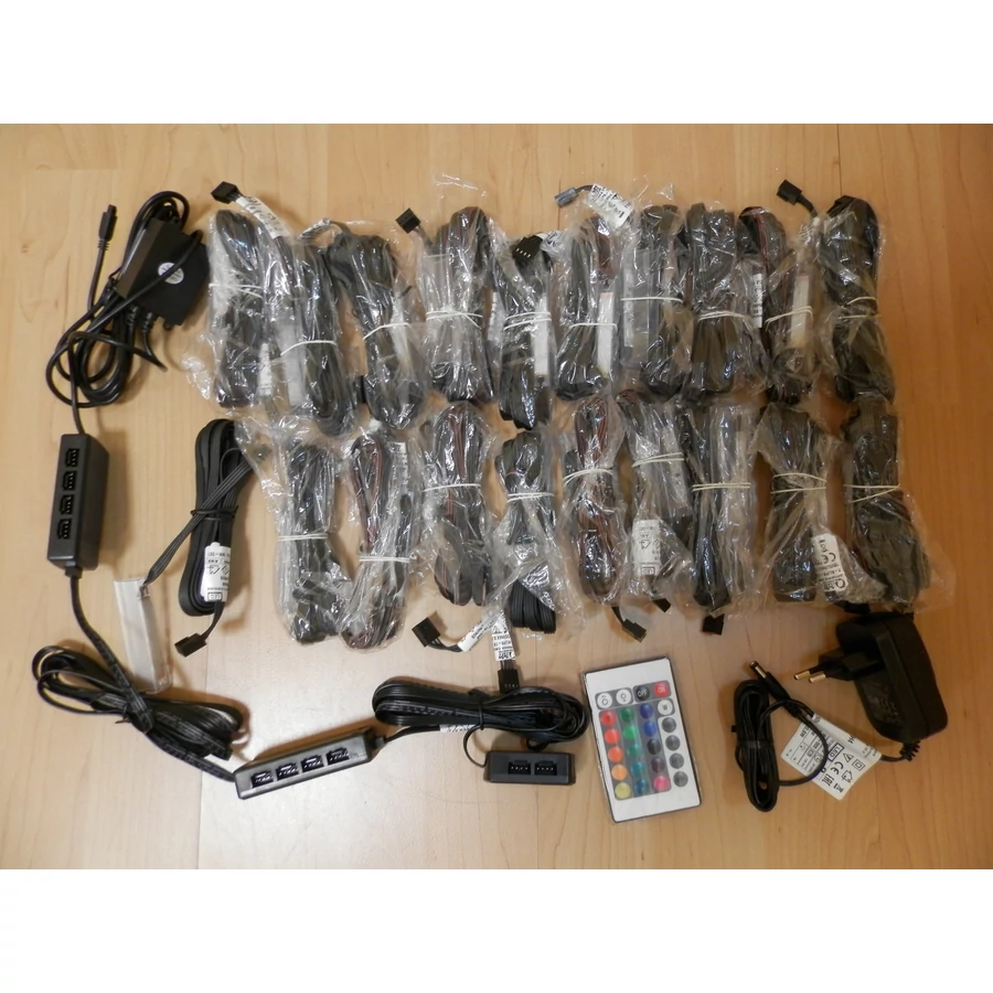 Led 23KK0020 RGB színváltós ledsor  20 Üveg polchoz (távirányítós)