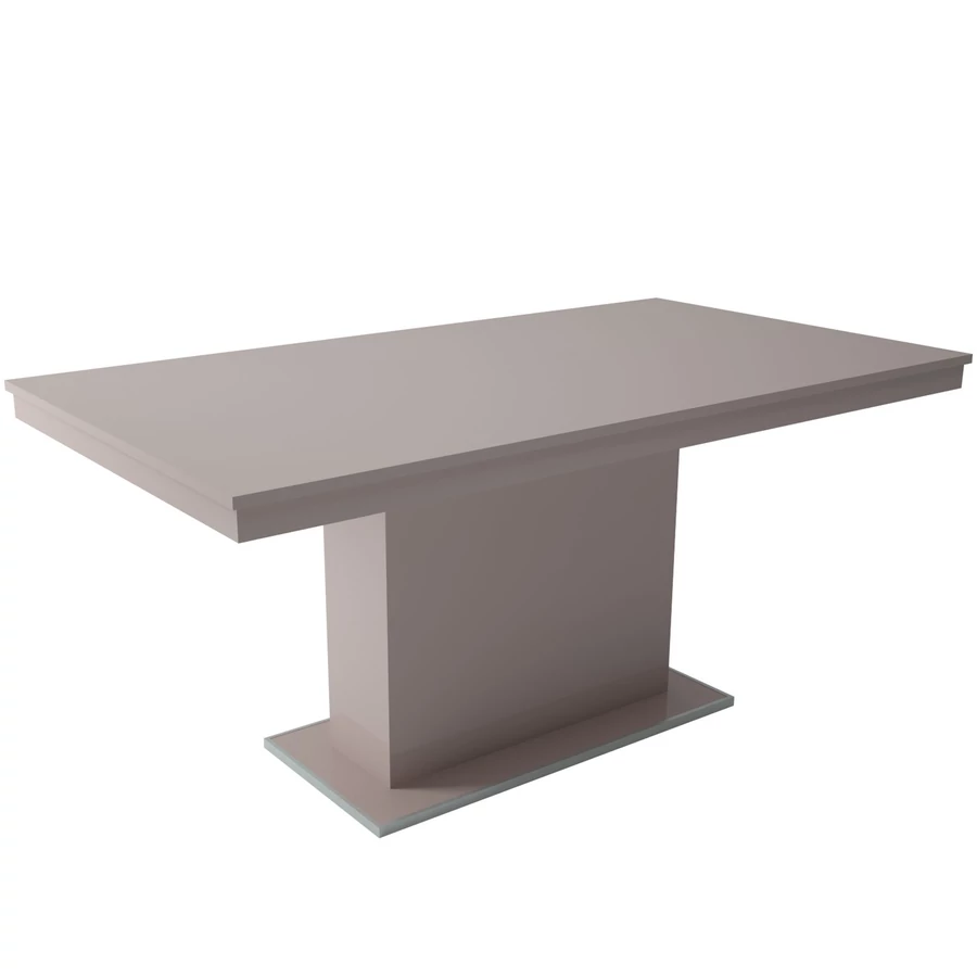 MAGASFÉNYŰ FLÓRA asztal 160(+40)cm - Cappuccino