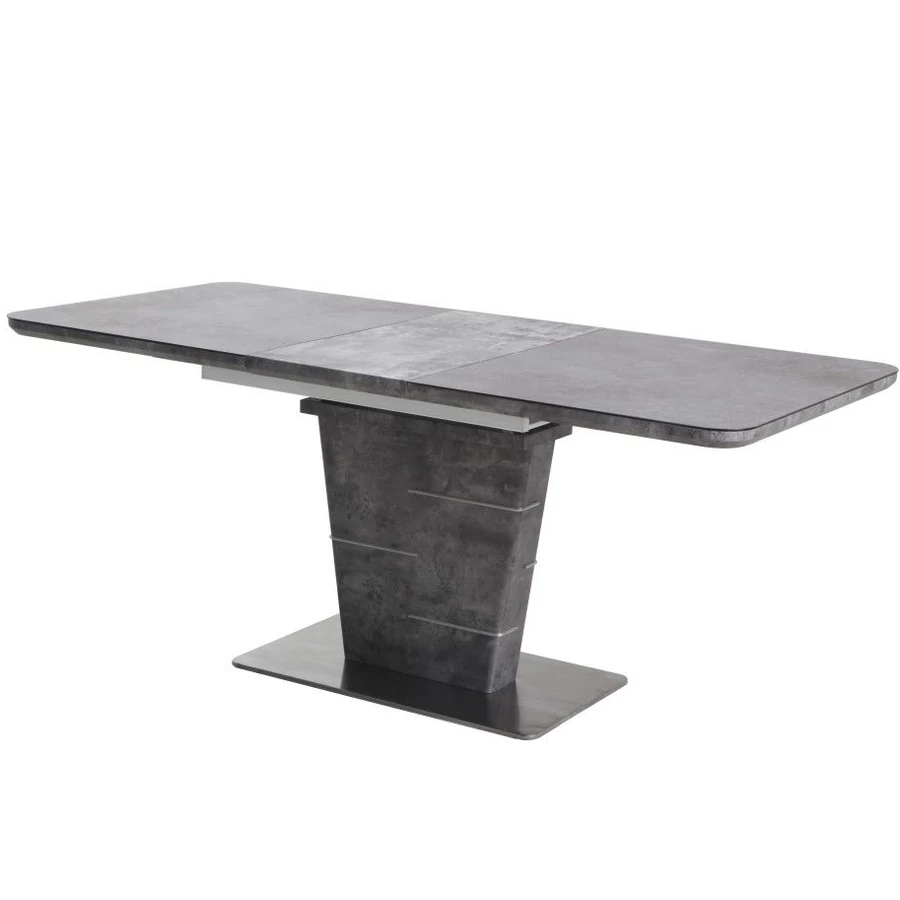 SPARK asztal 140(+40)cm - Cement színben