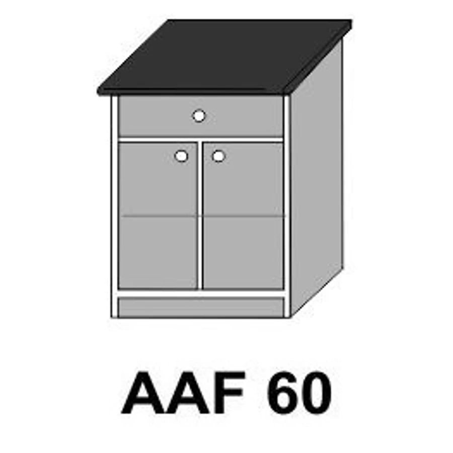LAURA AAF60 2 ajtós 1 fiókos munkalapos elem
