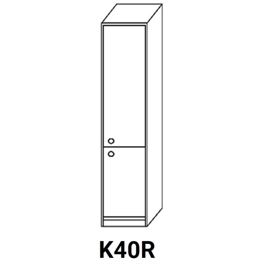 ANTÓNIA K40R kihúzható rácsos kamra elem vasalathoz, jobbos
