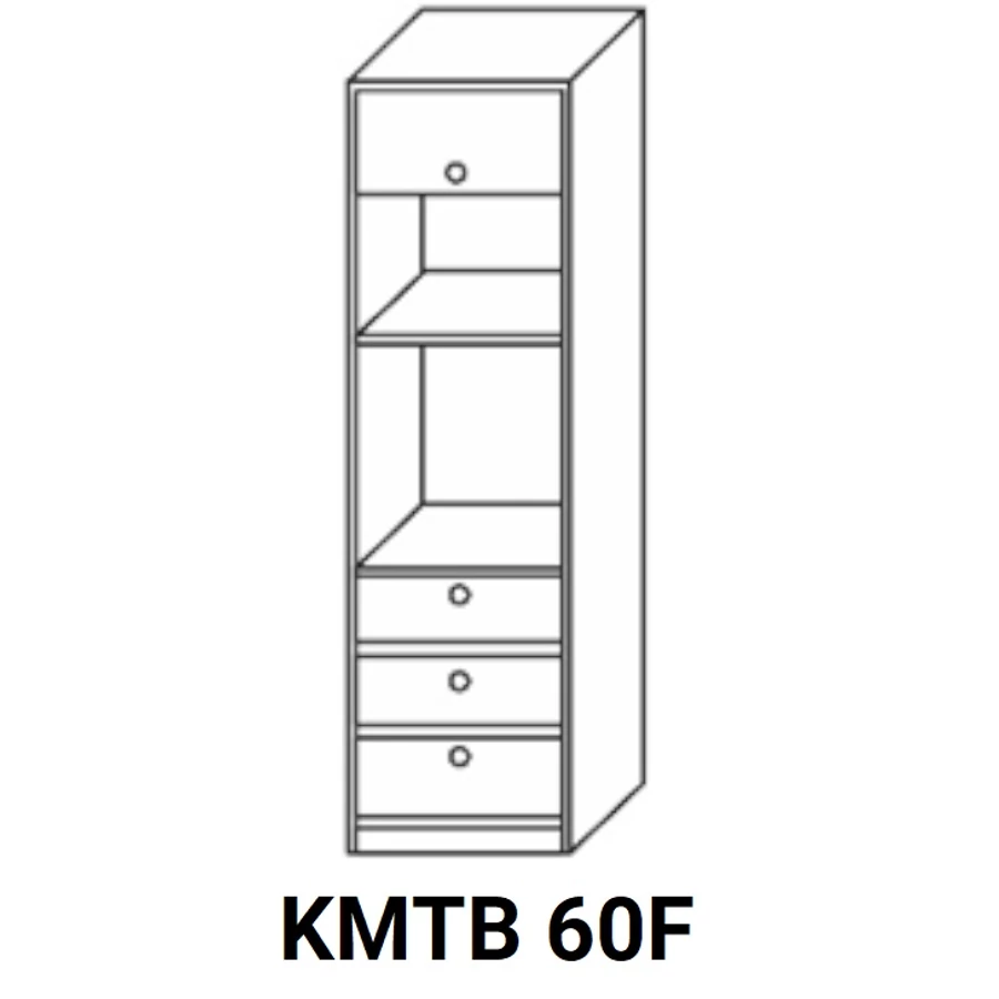 LAURA KMTB60F beépíthető sütős-mikrós fiókos elem