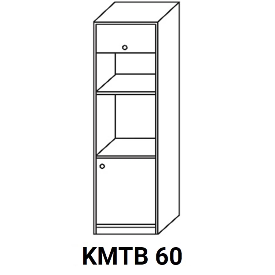 ANTÓNIA KMTB60 beépíthető sütős-mikrós elem, jobbos