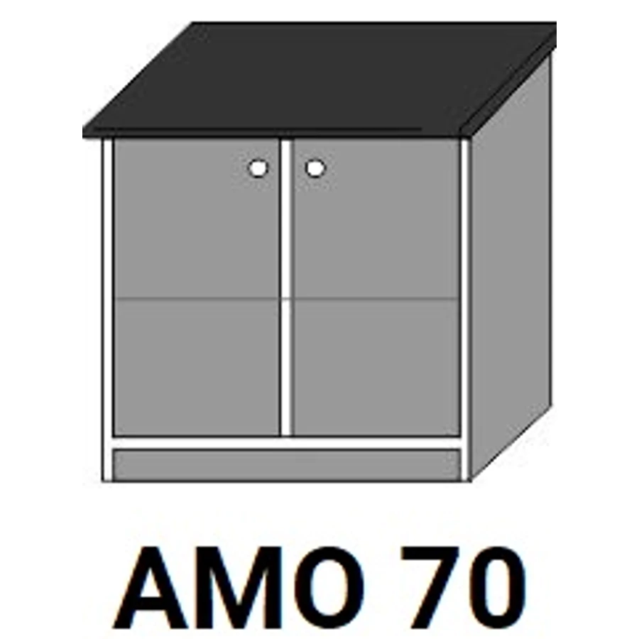 ZILLE AMO 70-es mosogatós elem munkalappal, tál nélkül