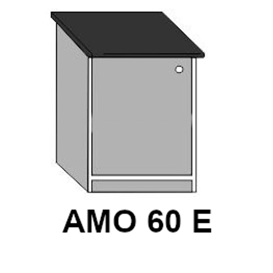 LAURA AMO 60 E egyajtós balos mosogatós elem munkalappal, tál nélkül