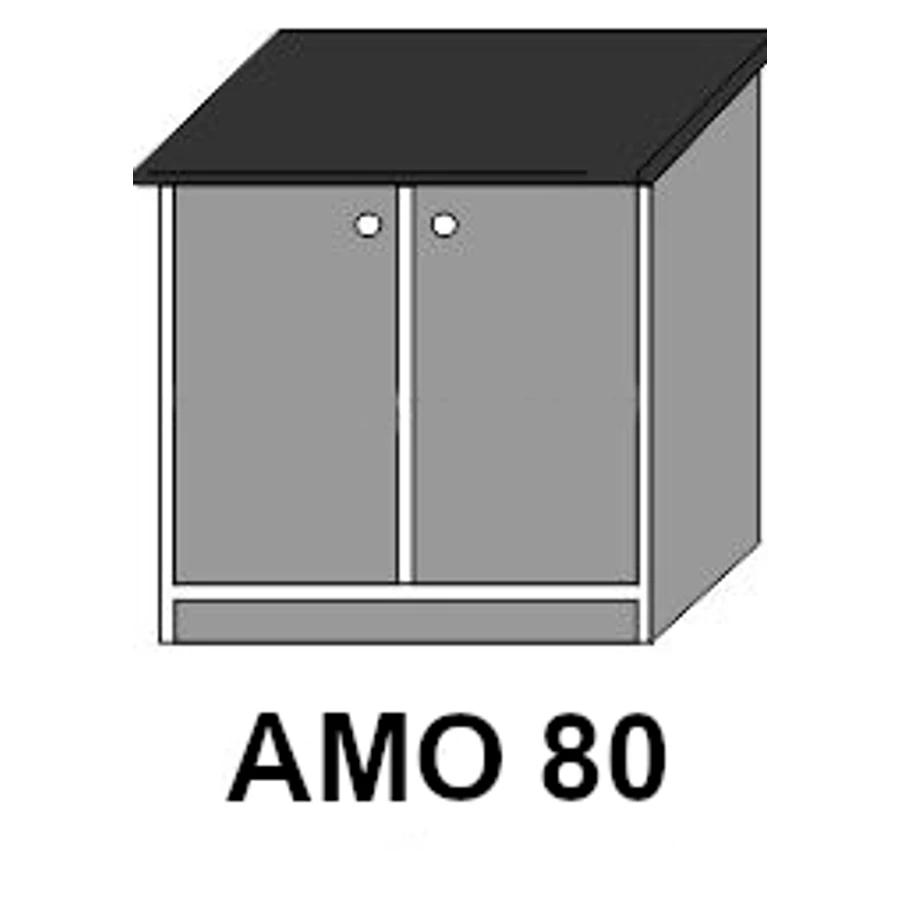 ZILLE AMO 80-as mosogatós elem munkalappal, tál nélkül