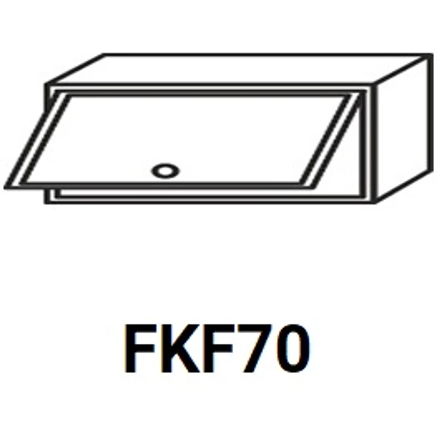 ZILLE FKF70 felső félmagas, kamra mélységű felnyílós elem