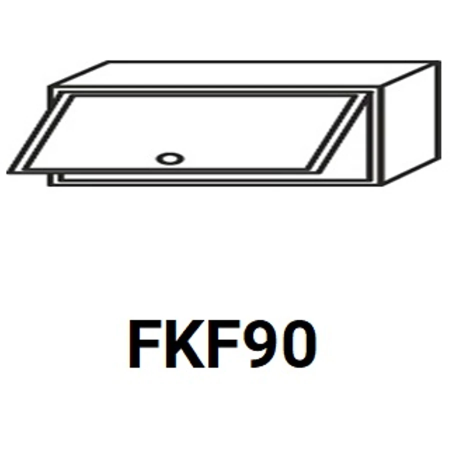 LAURA FKF90 felső félmagas, kamra mélységű felnyílós elem