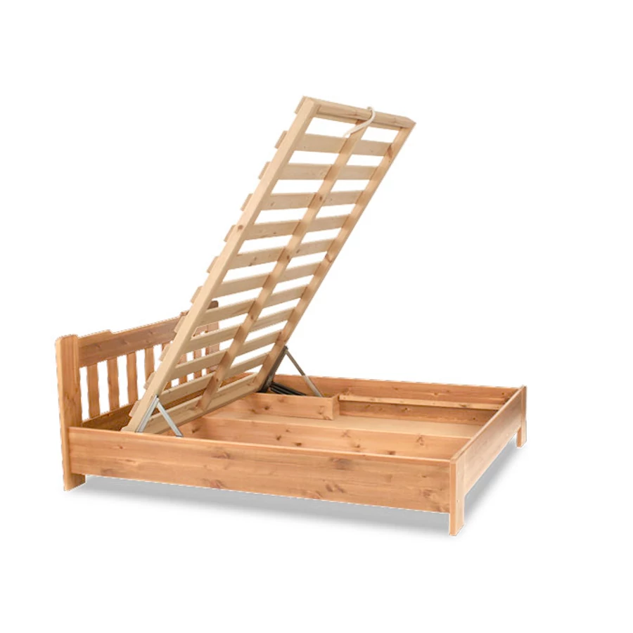 Etsberger LEO 160x200-as GÁZRUGÓS felnyitható ágyneműtartós ágykeret ( Le-11-470 ), ágyráccsal