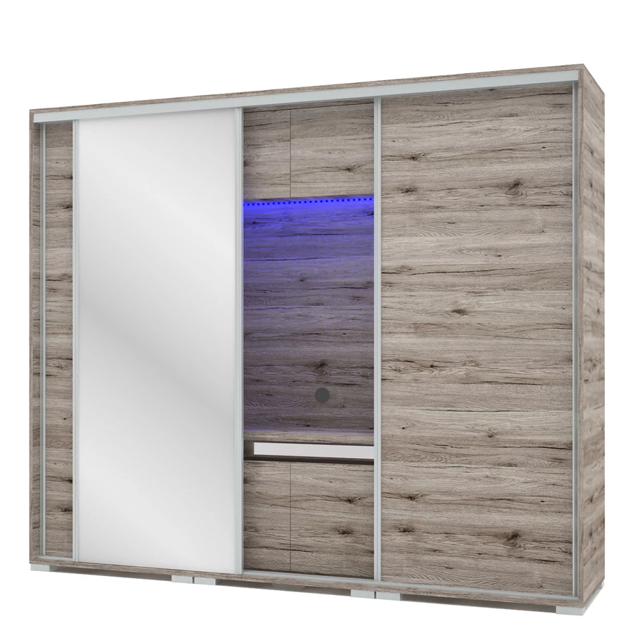 BOND 3BL 239 cm TV-s gardrób 1 TÜKÖRREL - San Remo