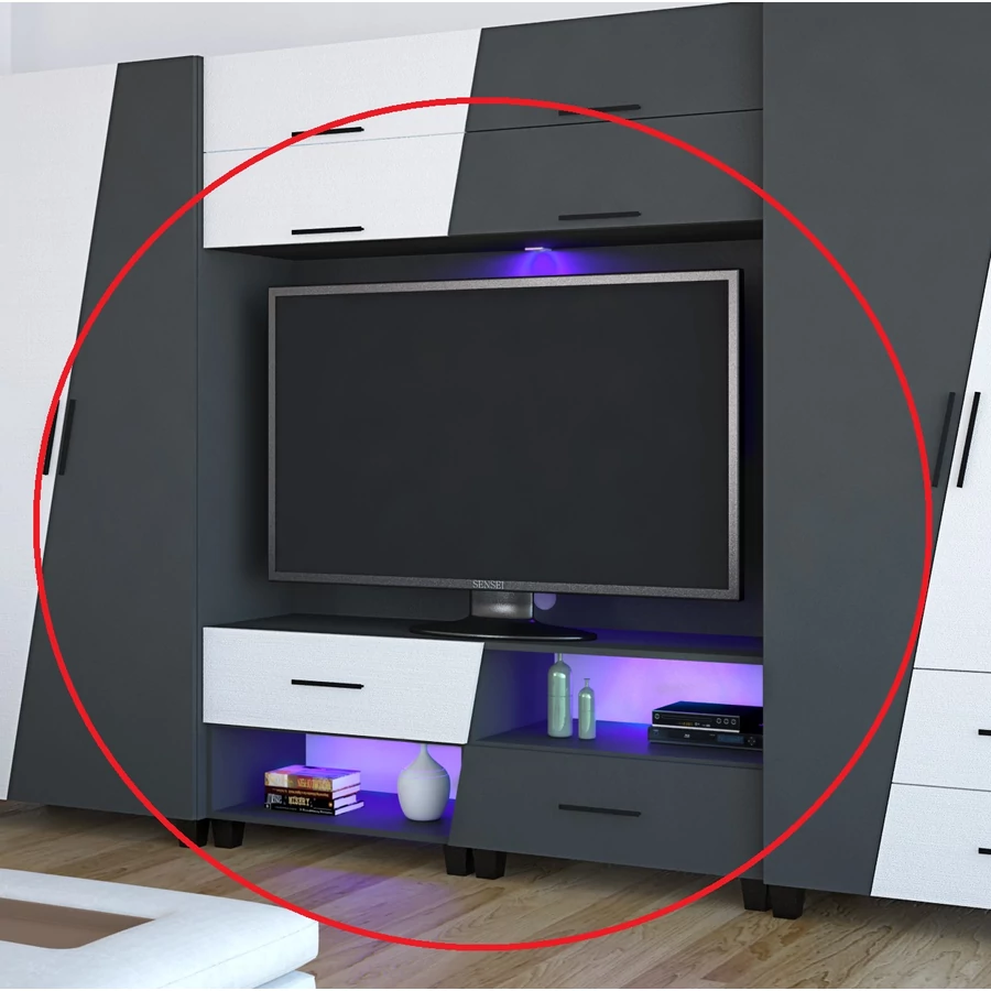 LED világítás (kék) ONIX szekrénysorhoz