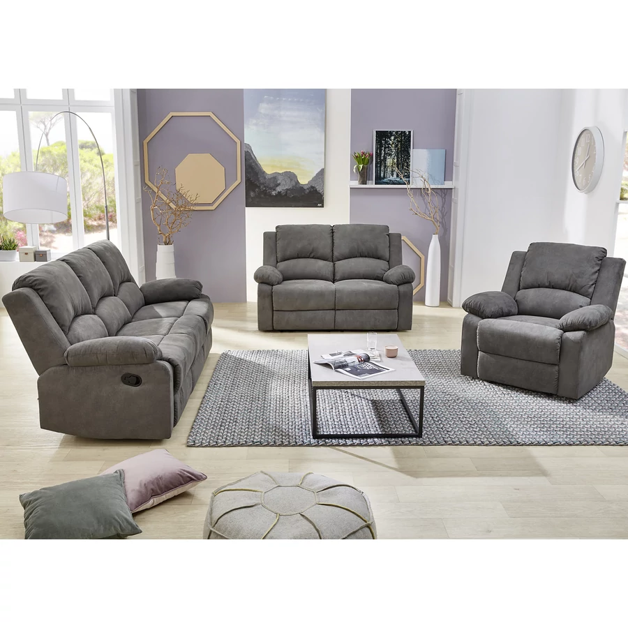 DAKOTA 3+2+1 félautomata relax TV ülőgarnitúra - Antracit