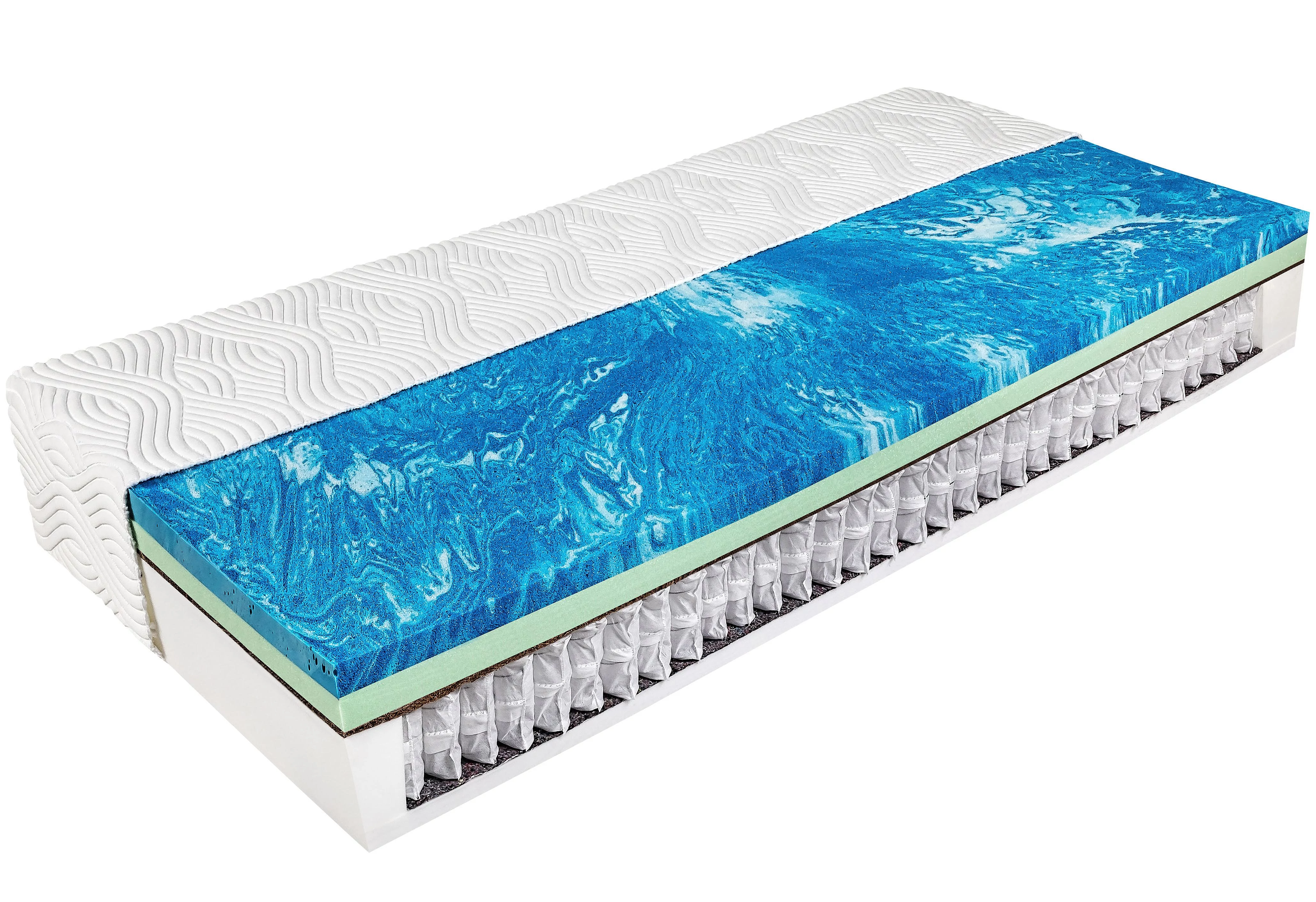 SleepSentry ADMIRAL MEMO COOL táskarugós matrac 80x200 cm - 25 cm vastag